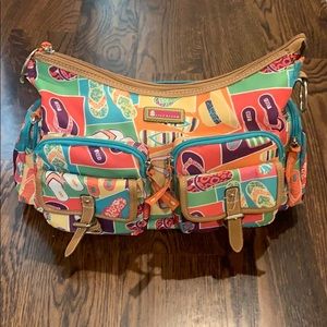 Bright colored Lily Bloom purse